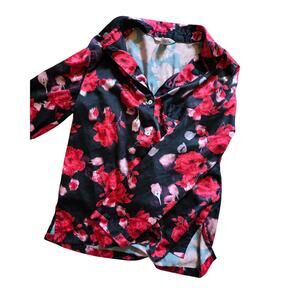 Victoria's Secret Flora Button Down Top